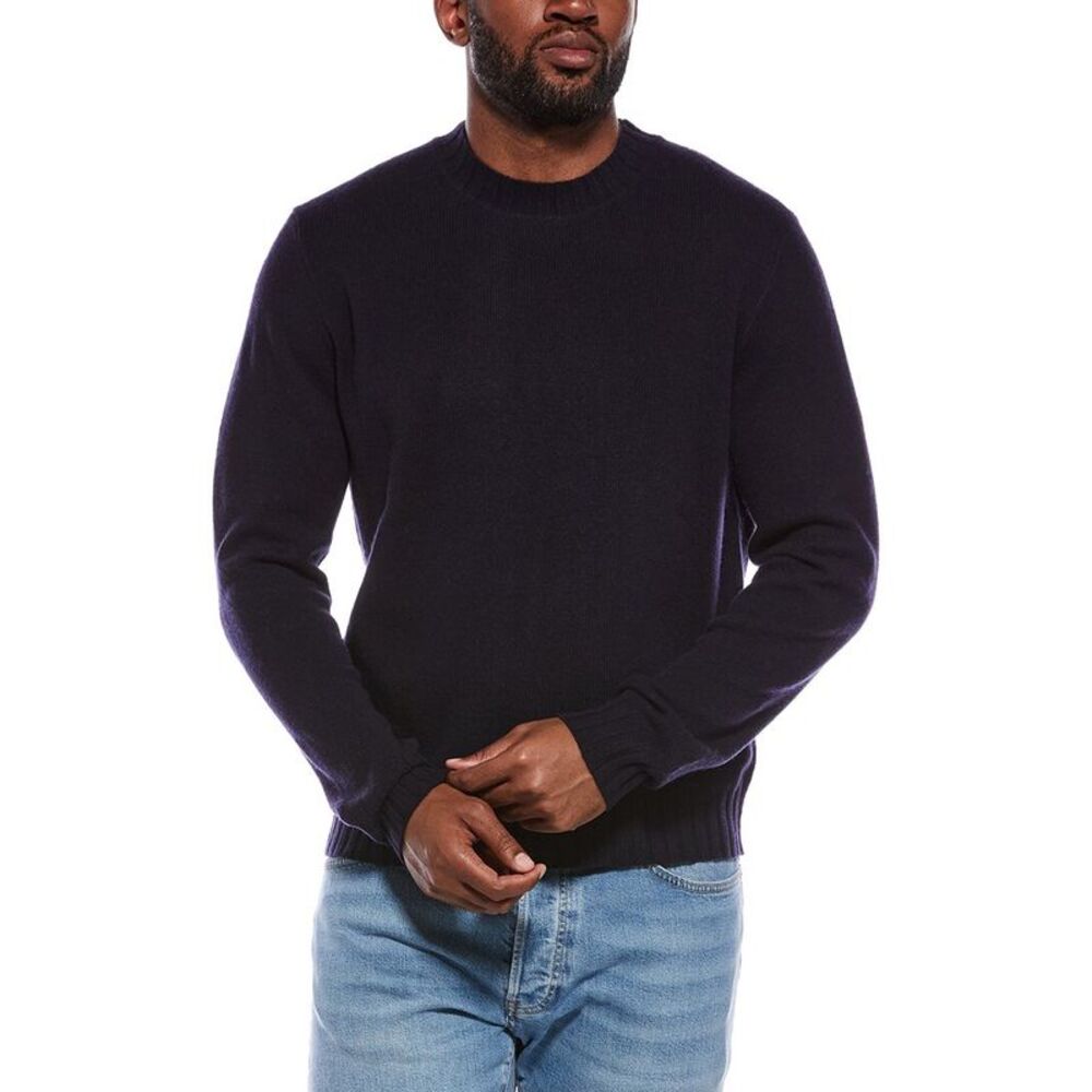 Madewell Mens Heritage Merino Wool Crewneck Sweater, Navy